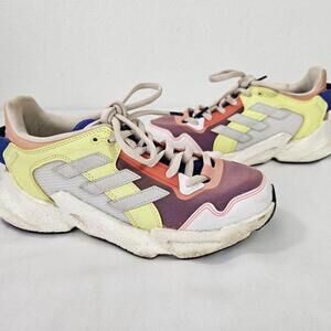 Adidas x Karlie Kloss X9000 Women's Size 7.5 Sneakers White Yellow S24028 Read